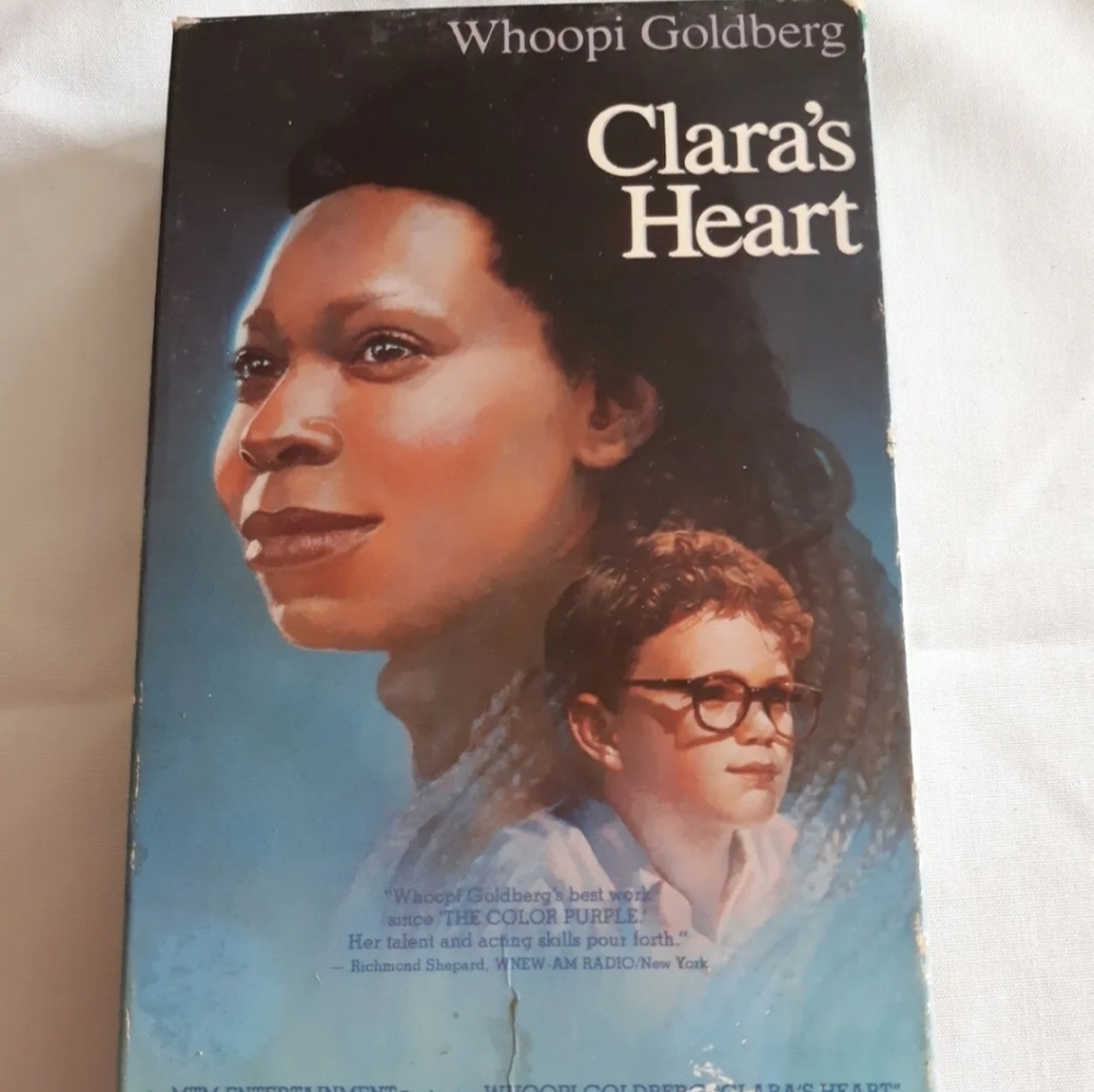 VHS 'Clara's Heart Whoopi Goldberg  1989